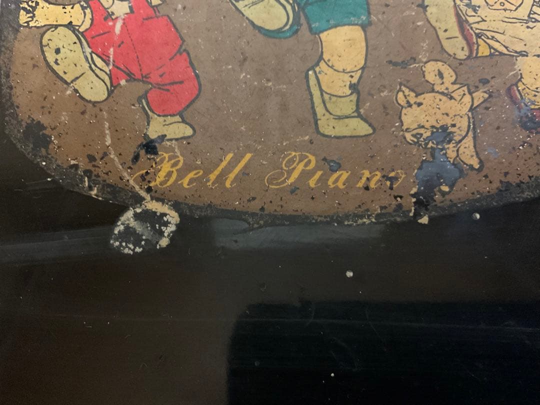 子供用ピアノ　Bell piano （ベルピアノ）【台座欠品、音はなります】。