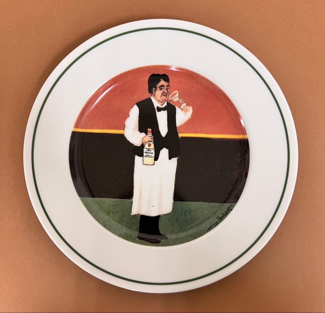 ウィリアムズソノマ プレート 6枚 日本製 ソムリエ柄 未使用 食器