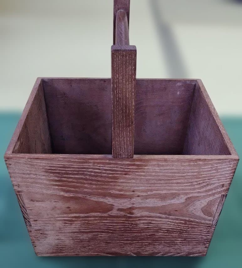 茶道具　炭取り箱　箱炭斗　炭入れ