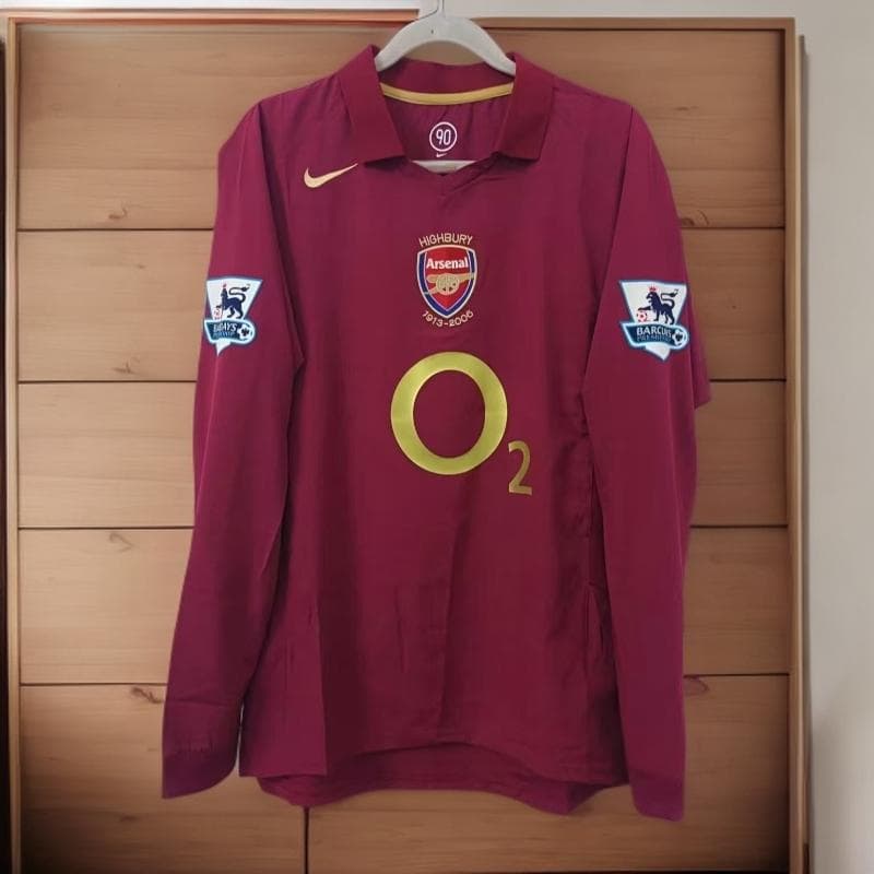05-06 アーセナル ヘンリー 14番 長袖 シャツ HENRY