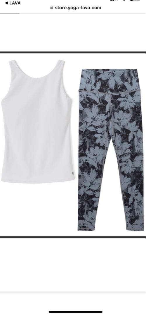 お値下げ★未開封★SUKALAタンクトップ&レギンスセット★ＭサイズLAVA