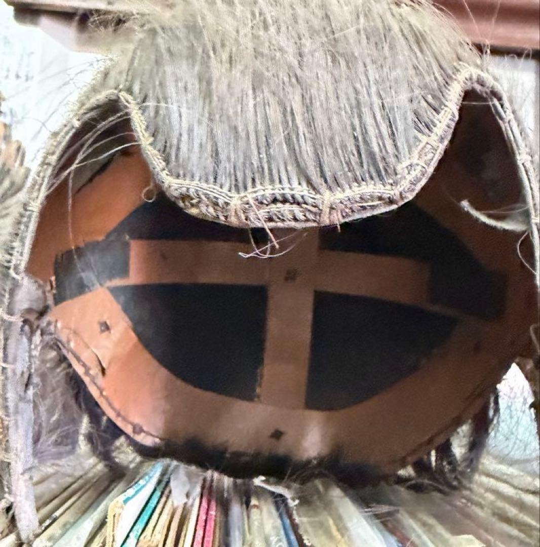 古い　沖縄　芝居用　かつら