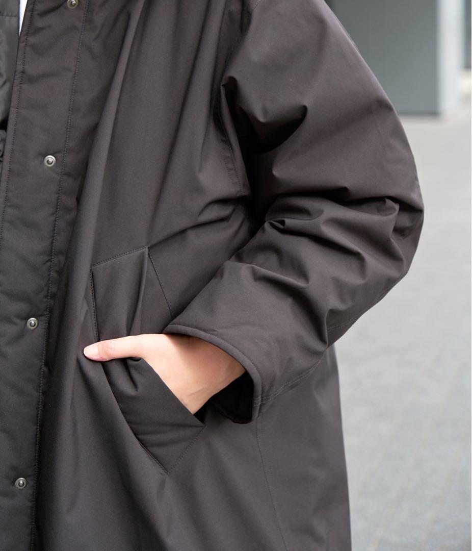 【美品】スピック＆スパン 撥水フーデッドダウンコート サイズ３６／黒