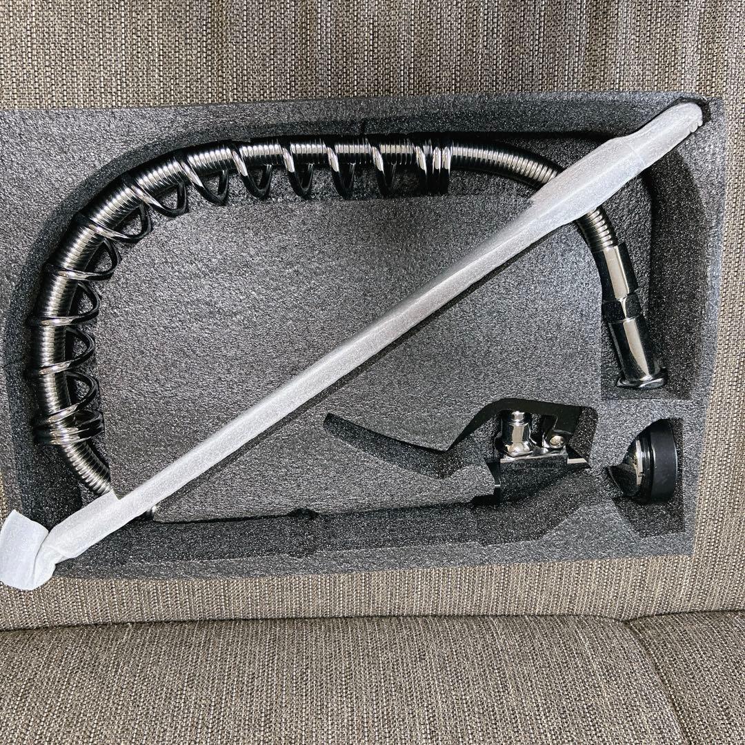 業務用 シンク用 蛇口 プリンススプレー付き 壁取り付けタイプ 30cm