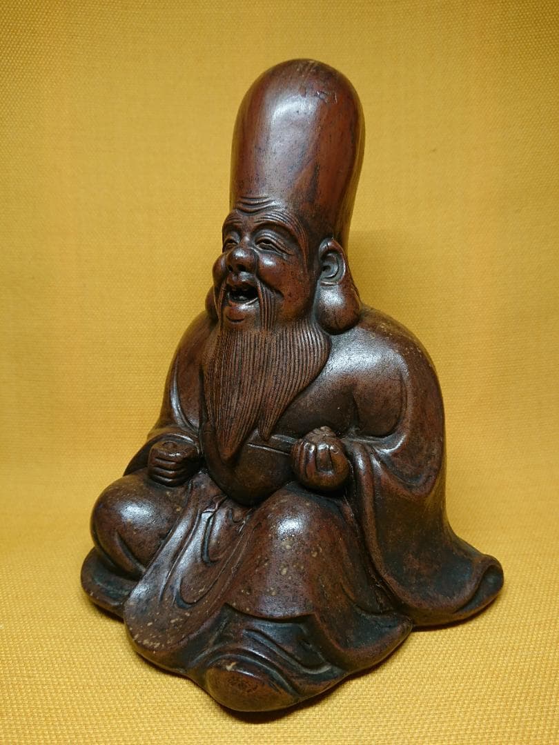 【美品】仏教美術　人形　陶器　骨董　置物　インテリア　工芸品　美術品　A3060