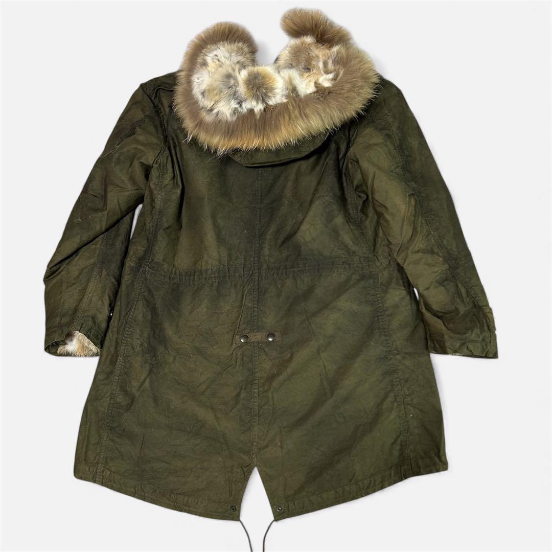 SAGE DE CRET サージュデクレ　モッズコート　ファー付き　着脱可能　M