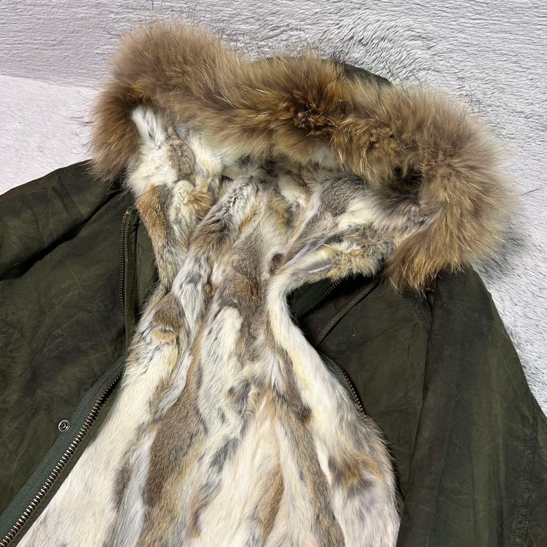 SAGE DE CRET サージュデクレ　モッズコート　ファー付き　着脱可能　M