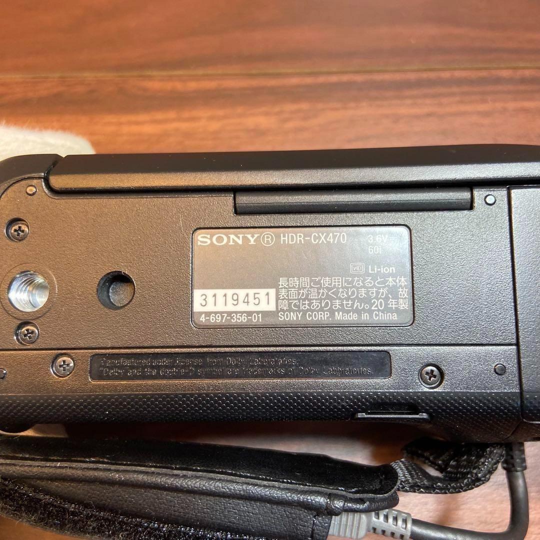 SONY HDR-CX470 ビデオカメラ 3063