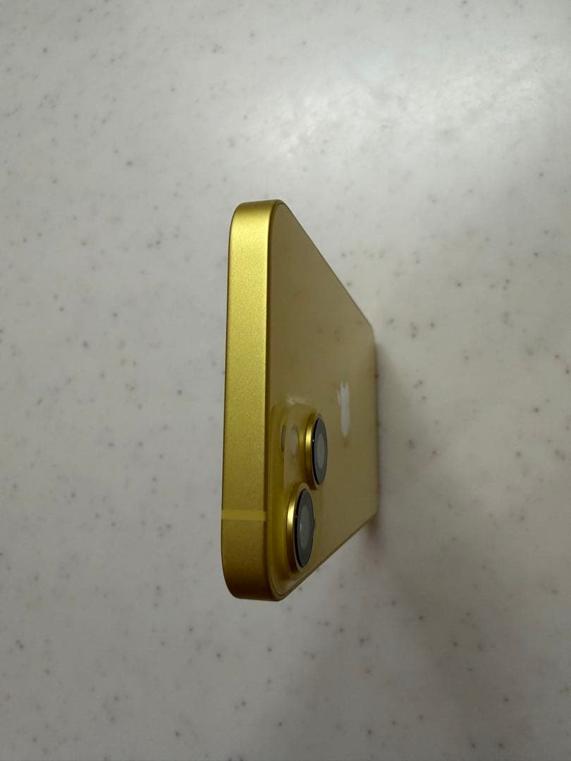 Apple iPhone 14 イエロー 本体　美品　ケース付