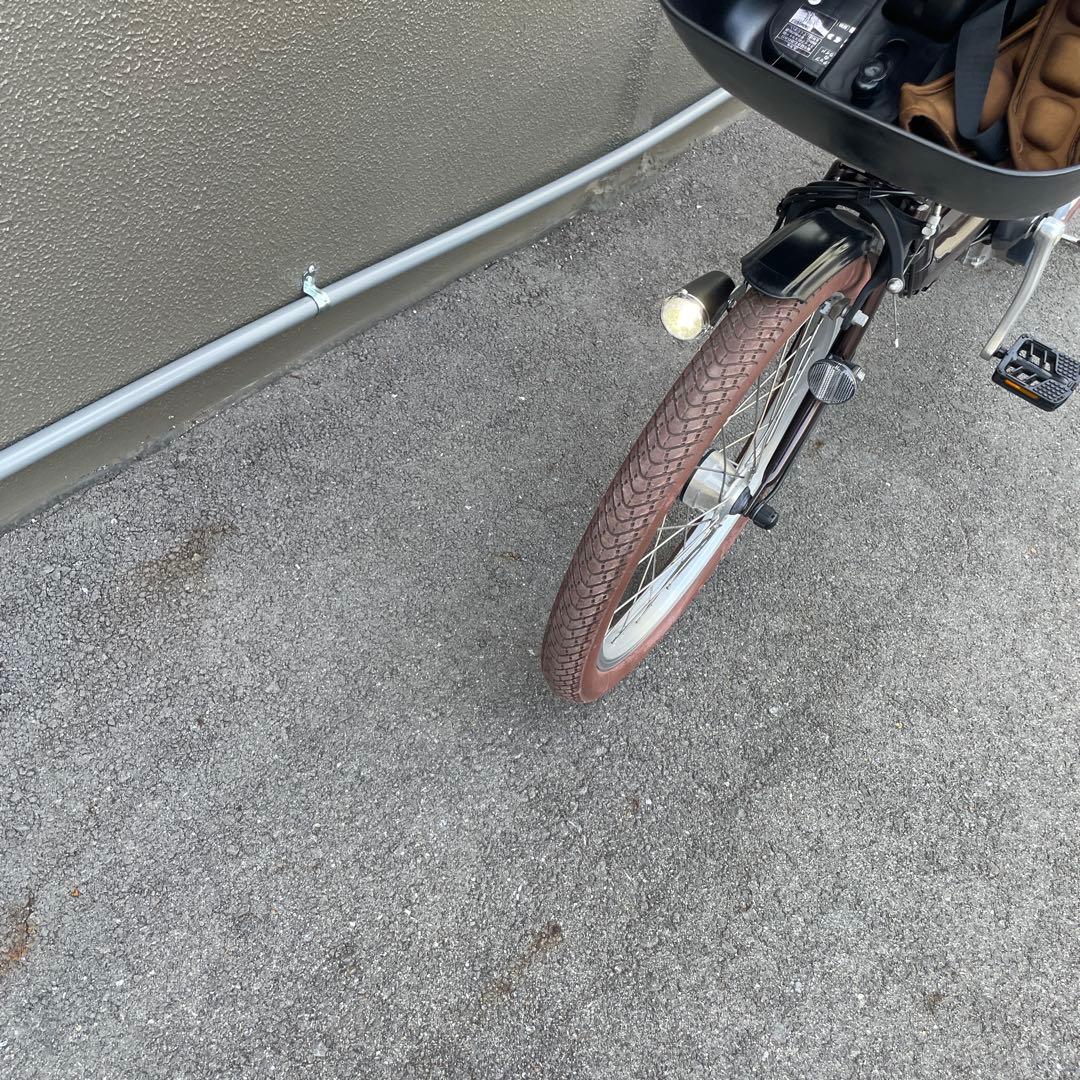 【引き取り限定】パナソニック電動アシスト自転車20インチ ブラウン