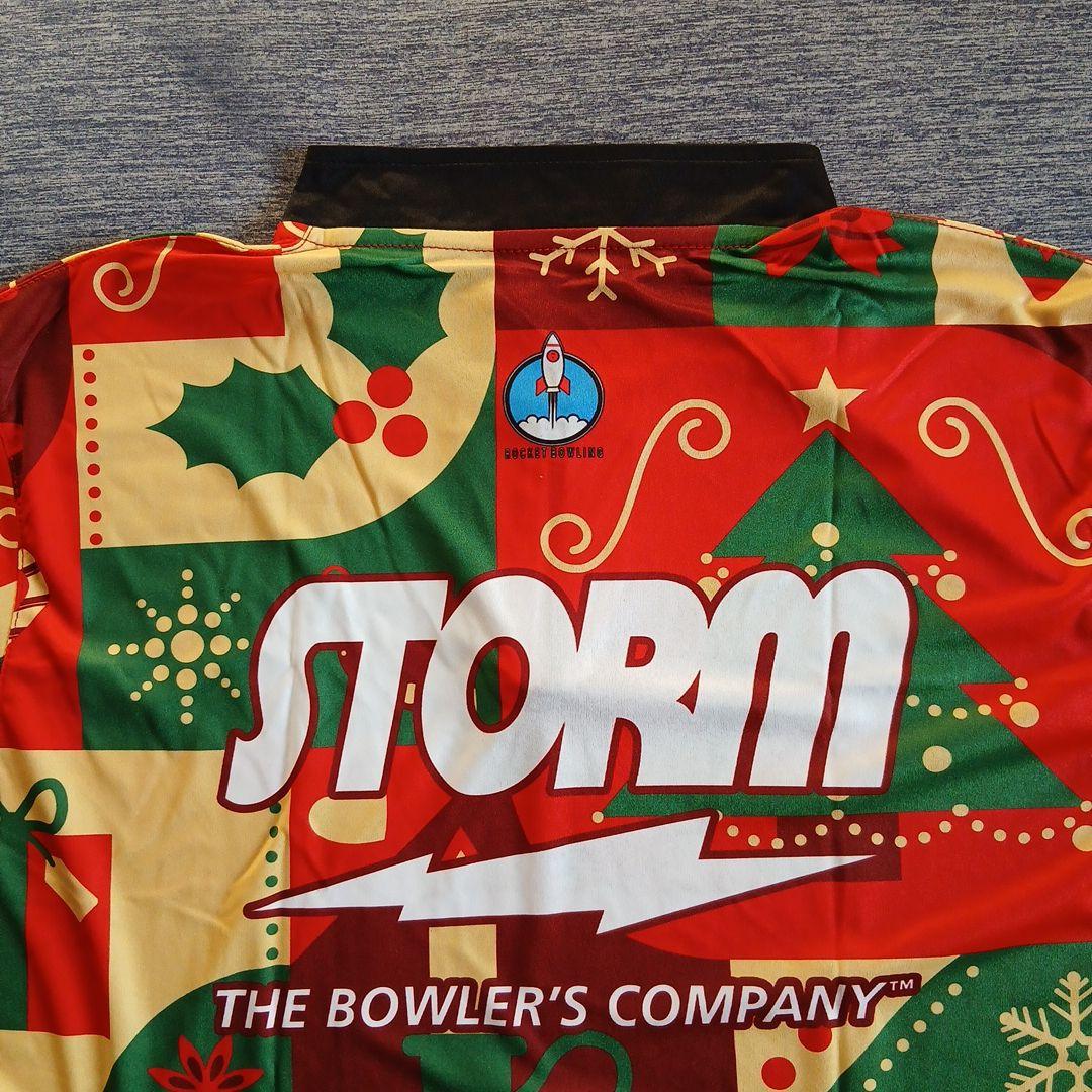 ✨新品✨ボウリングウェア　日本サイズ2XL　STORM　レッド　大きめ