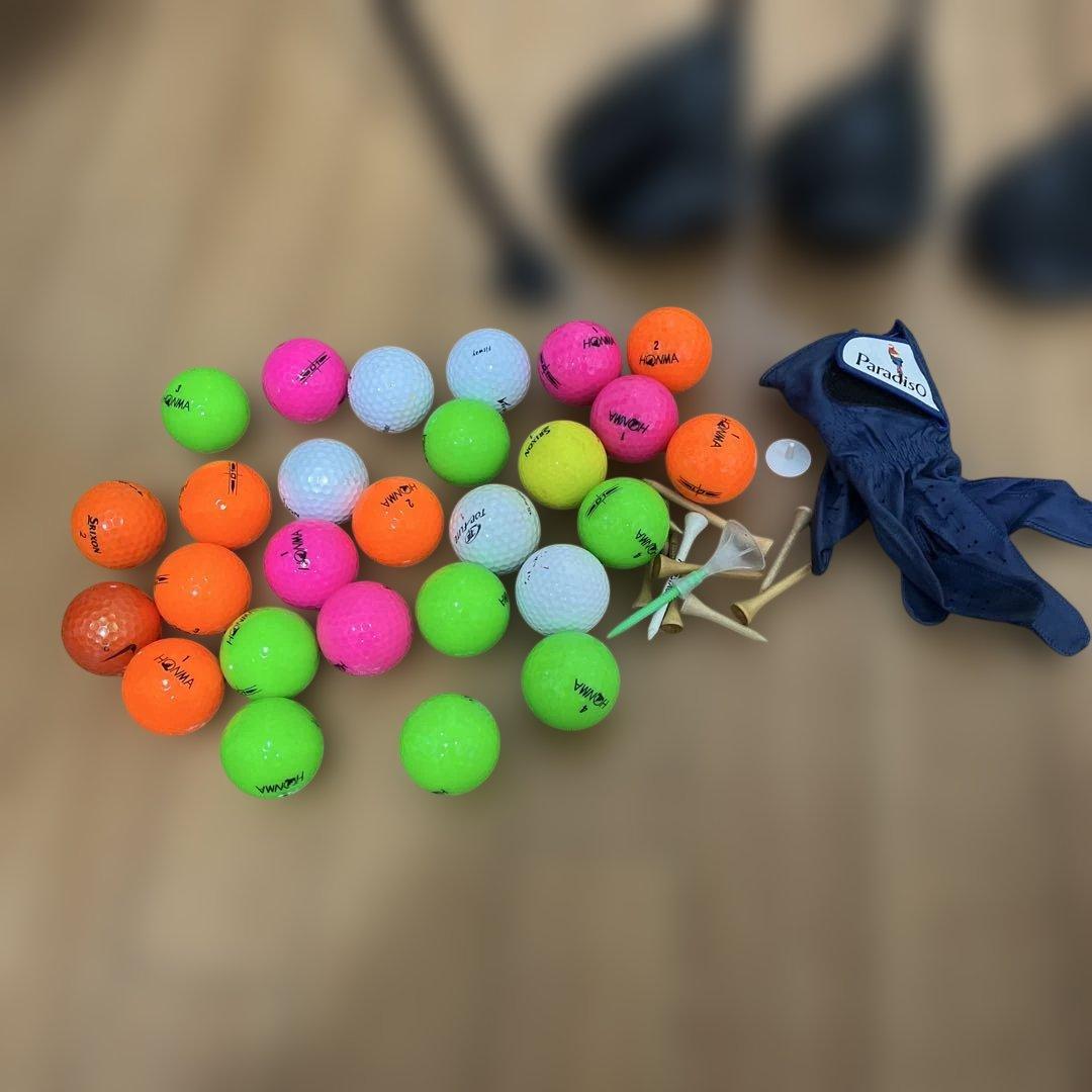 ゴルフクラブセット 赤 SRIXONケース付 15本