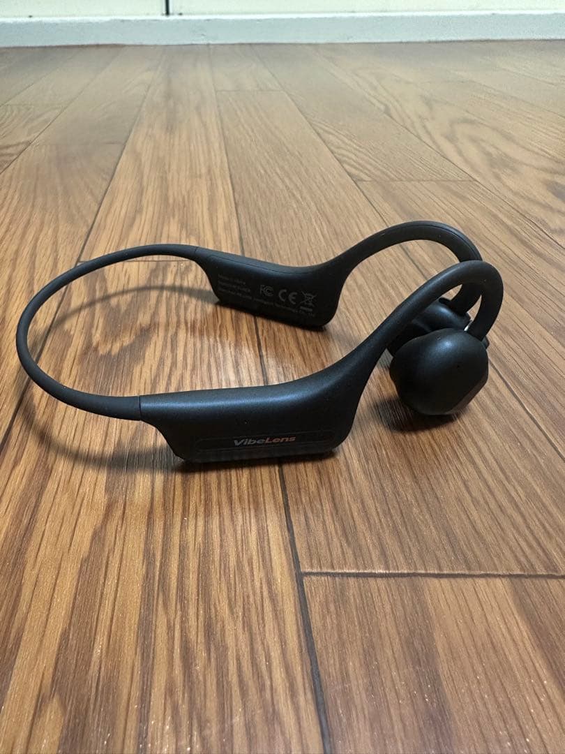 VibeLens MusicCam骨伝導イヤホン／2Kカメラ付き