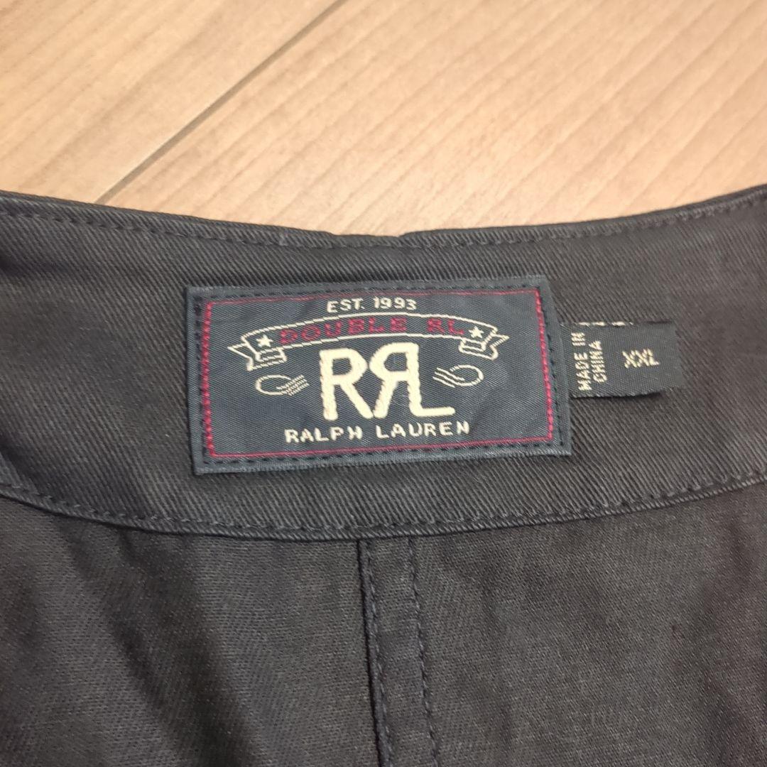 RRL ブラック エンジニア　ベスト XXL