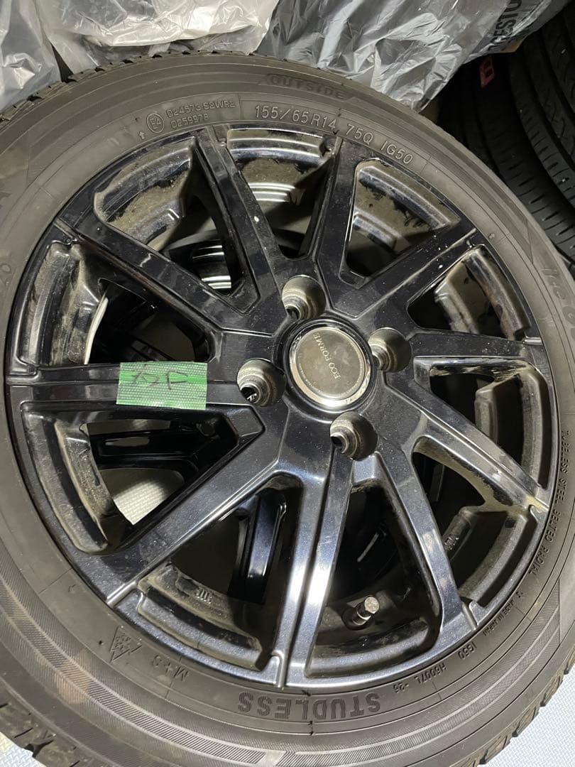 155/65R14 スタッドレスアルミホイールセット4本