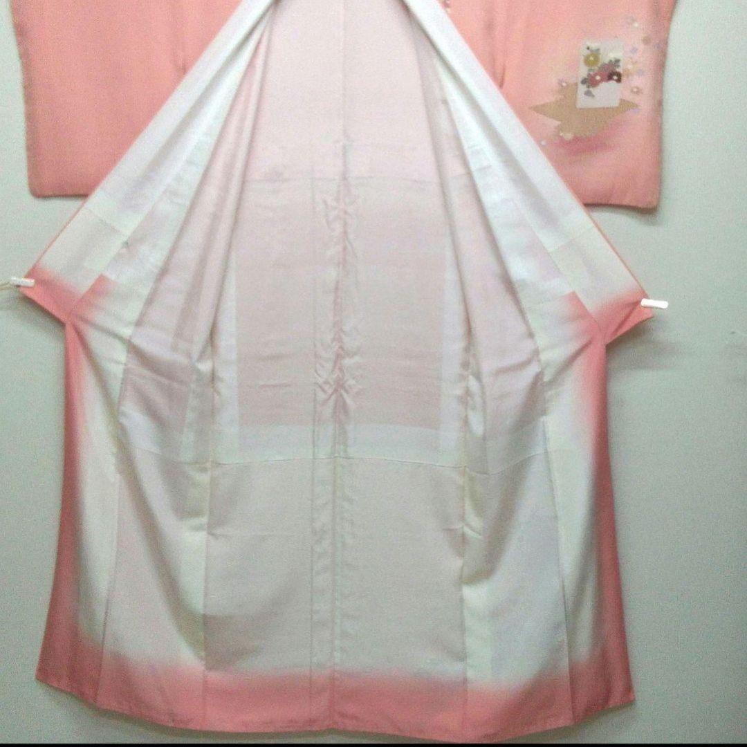 981　半額セール　正絹　大丸誂え　ピンク系　吉祥文様　訪問着4点フルセット