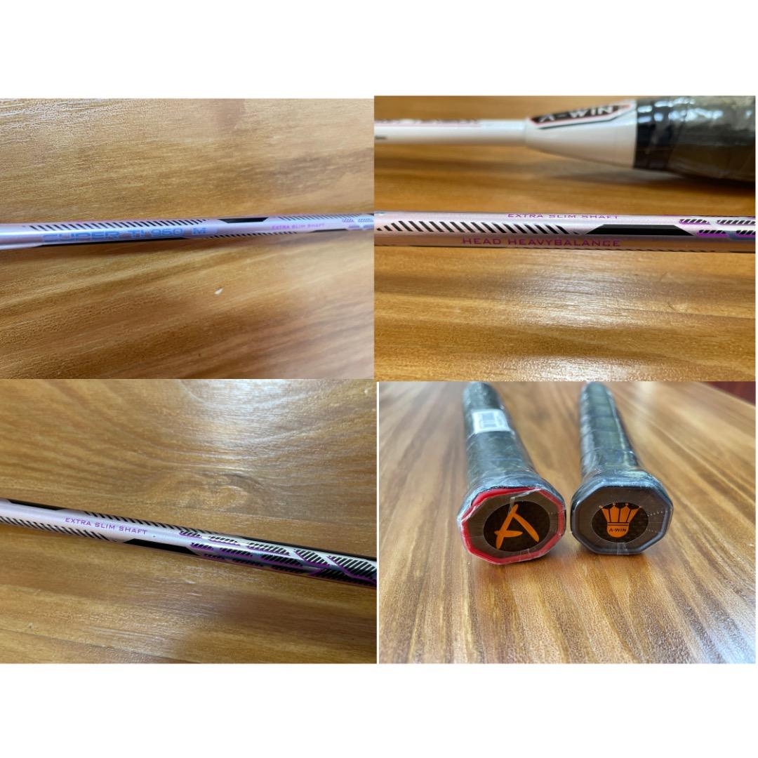 4本セット A-WIN バドミントン ラケット アーウィン