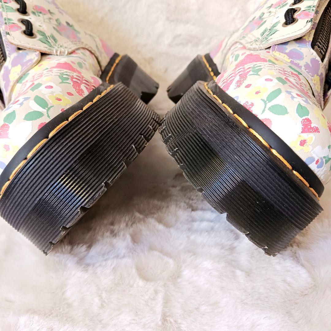 未使用品　Dr.Martens　シンクレア ブーツ　厚底　春カラー　花柄