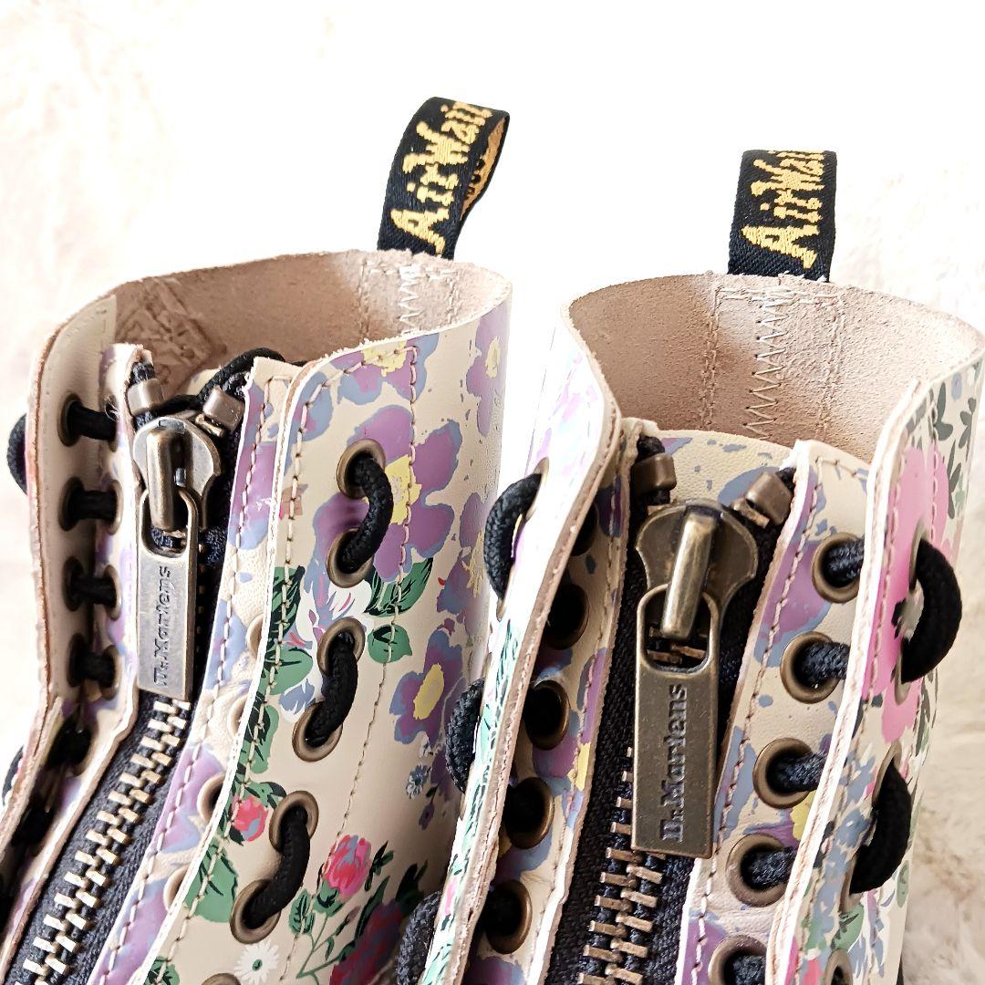 未使用品　Dr.Martens　シンクレア ブーツ　厚底　春カラー　花柄