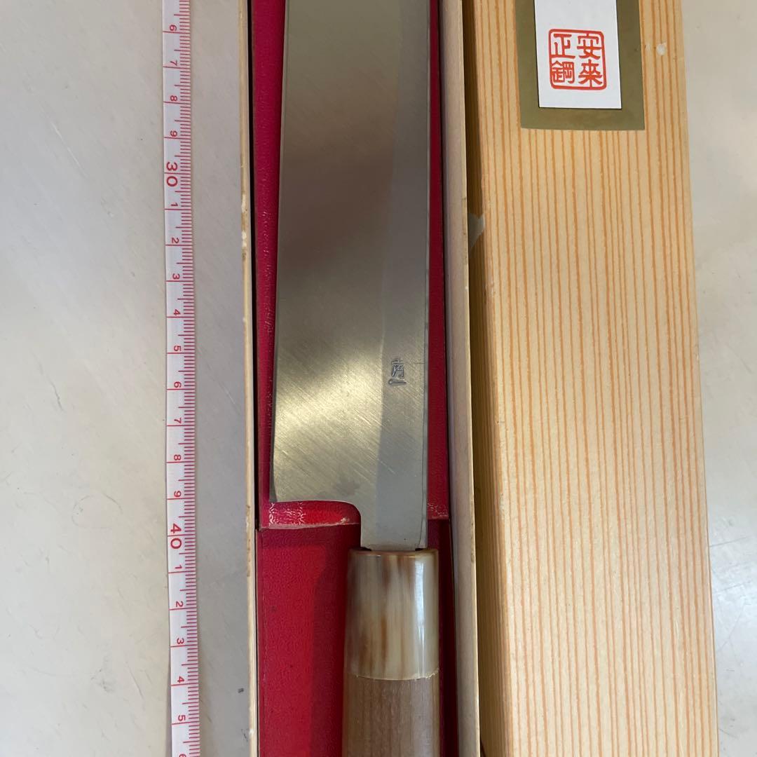 柳刃包丁 刺身包丁　360mm 安来鋼　青紙１号　一尺2寸 最後の１本