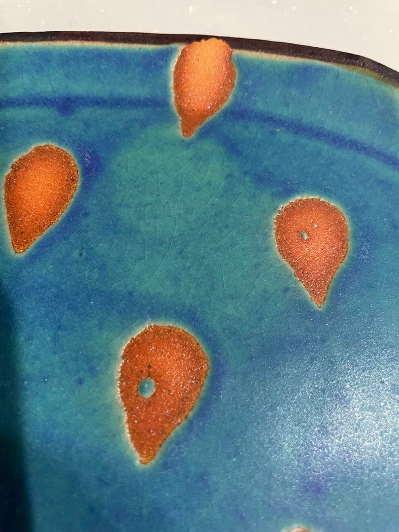 atelier quichane 青色の楕円皿 2枚セット