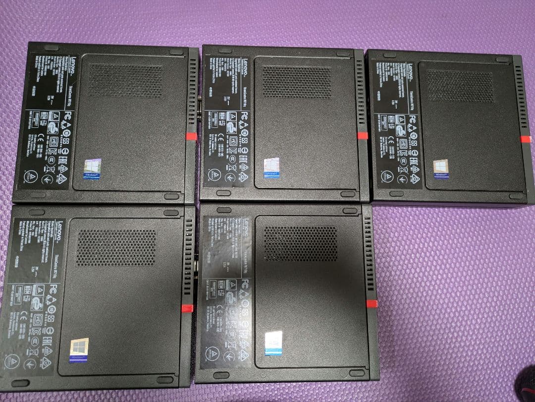 LenovoThinkCentre M710q i3-7100T 8GB 5台