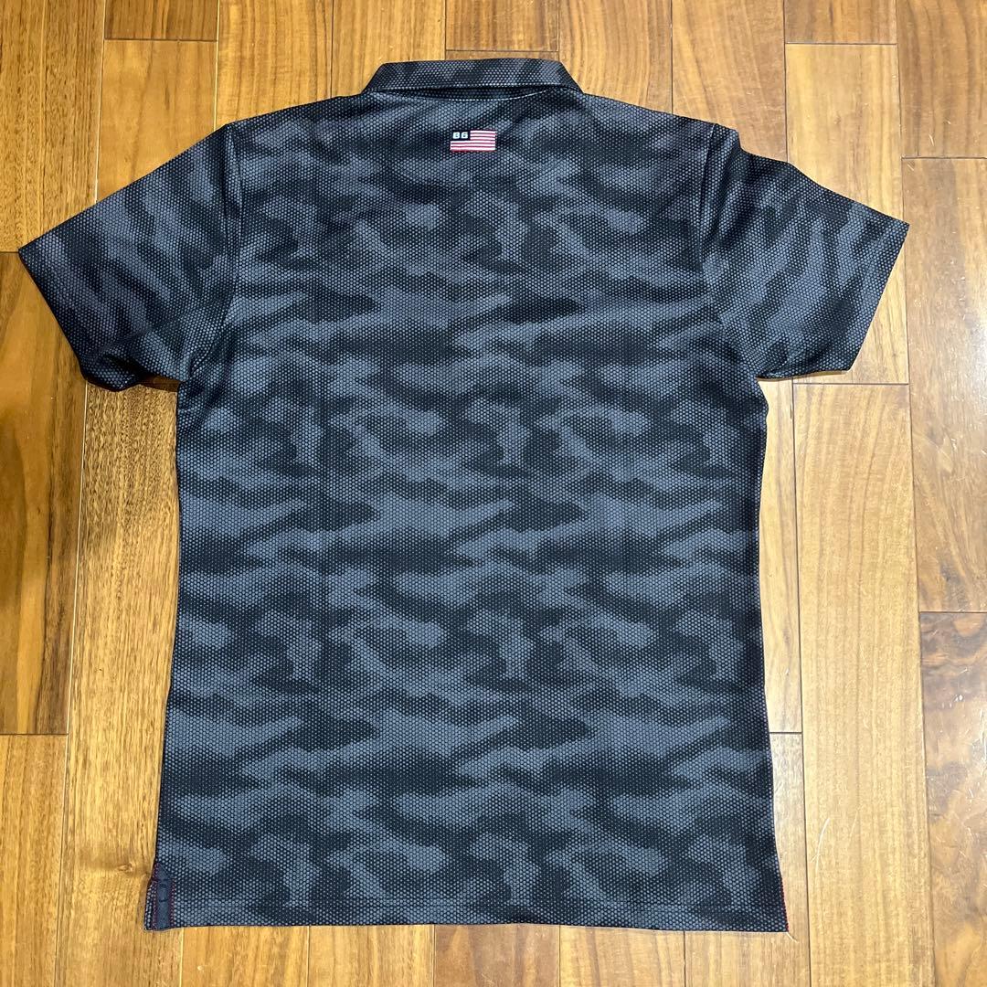 BRIEFING シャツ ブラックカモ M