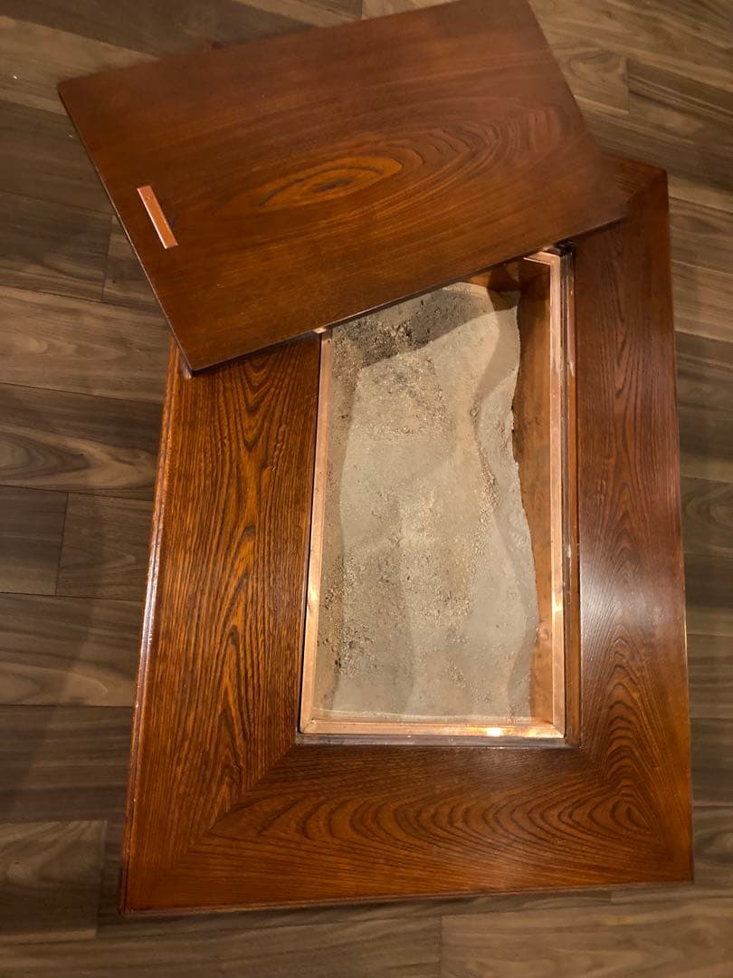 (きょんさん専用)オールド カリモク 関西火鉢 囲炉裏 座卓