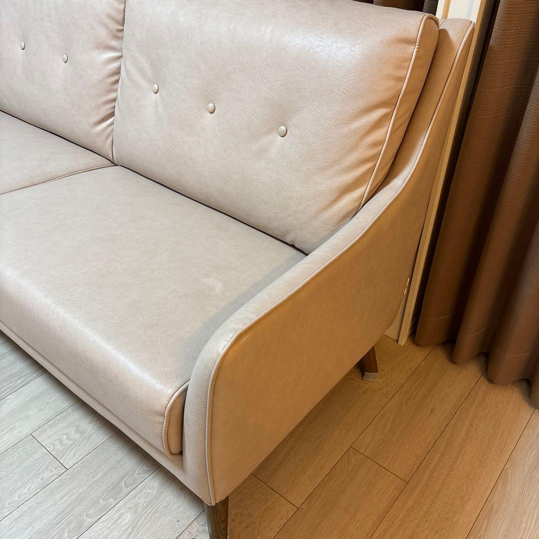 RELAX FORMベージュ ソファ 3人掛け