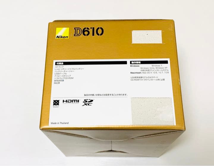 ◎撮影数たった１回☆Nikon D610 ボディ　超希少美品　FXフルサイズ