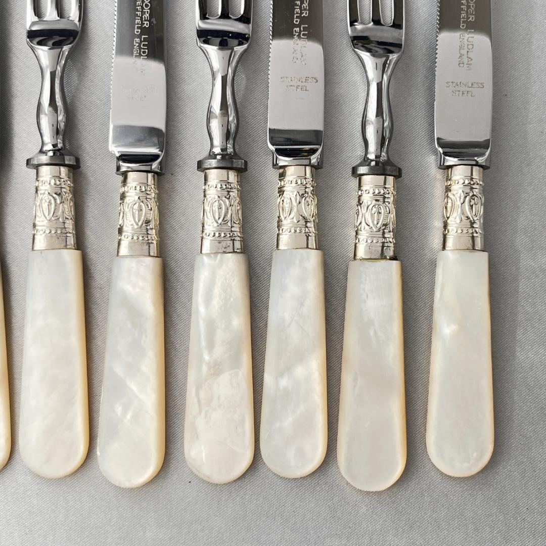 【Cooper Ludlam】【白蝶貝 】フルーツ / デザートセット 12本