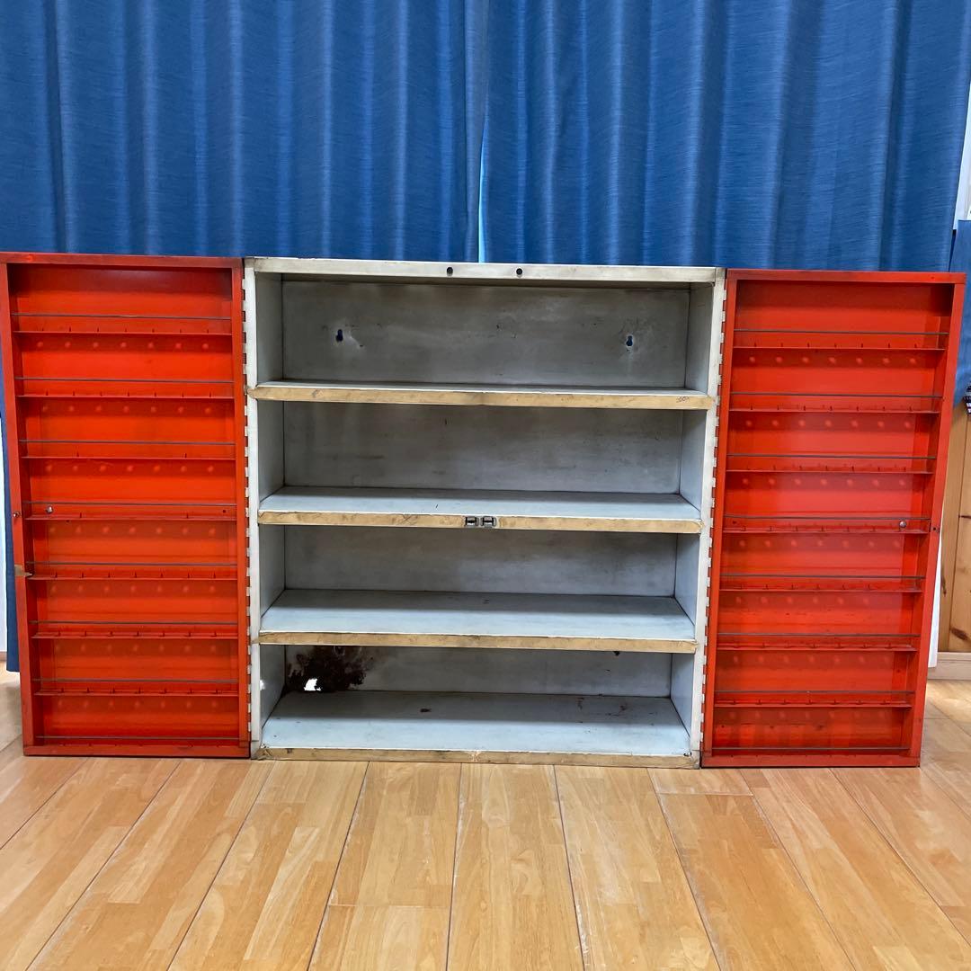 アメリカ　Borg Warner キャビネット　工具箱　アンティーク　棚