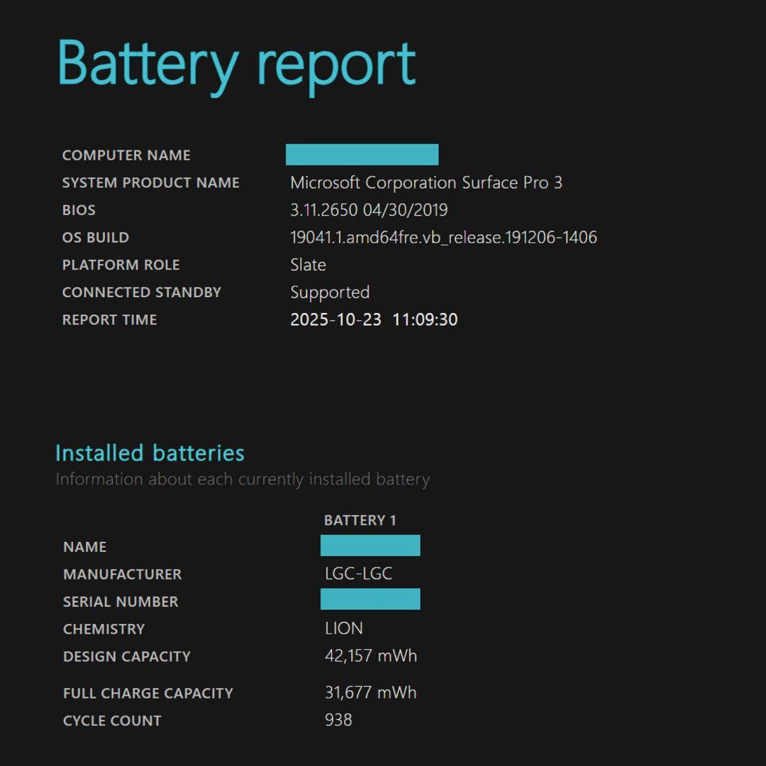 Windowsノート本体 surface pro3 RAM 8GB SSD 512GB