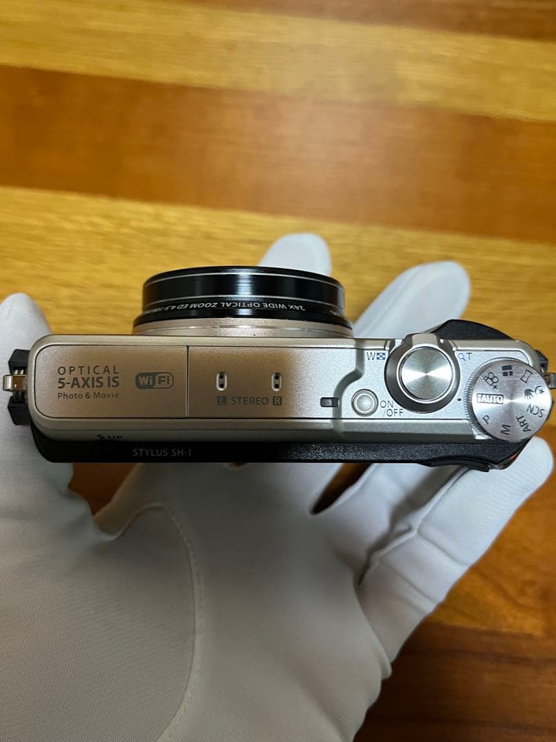 OLYMPUS オリンパス　STYLUS SH-1 シルバー　美品