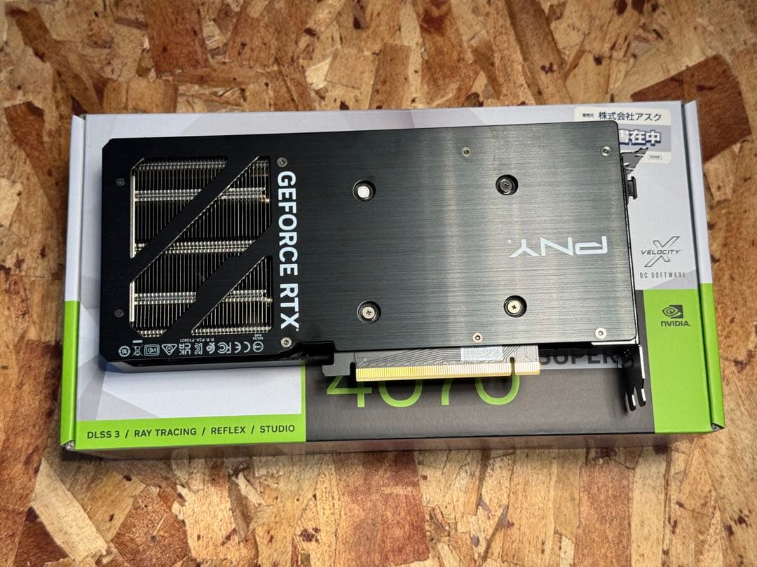 グラフィックボード・グラボ・ビデオカード PNY GeForce RTX 4070 SUPER 12GB