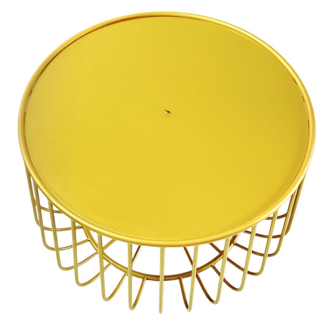 オシャレなコーヒーテーブル♡欧州♡ゴールド♡かぼちゃ型♡ステンレス・スチール