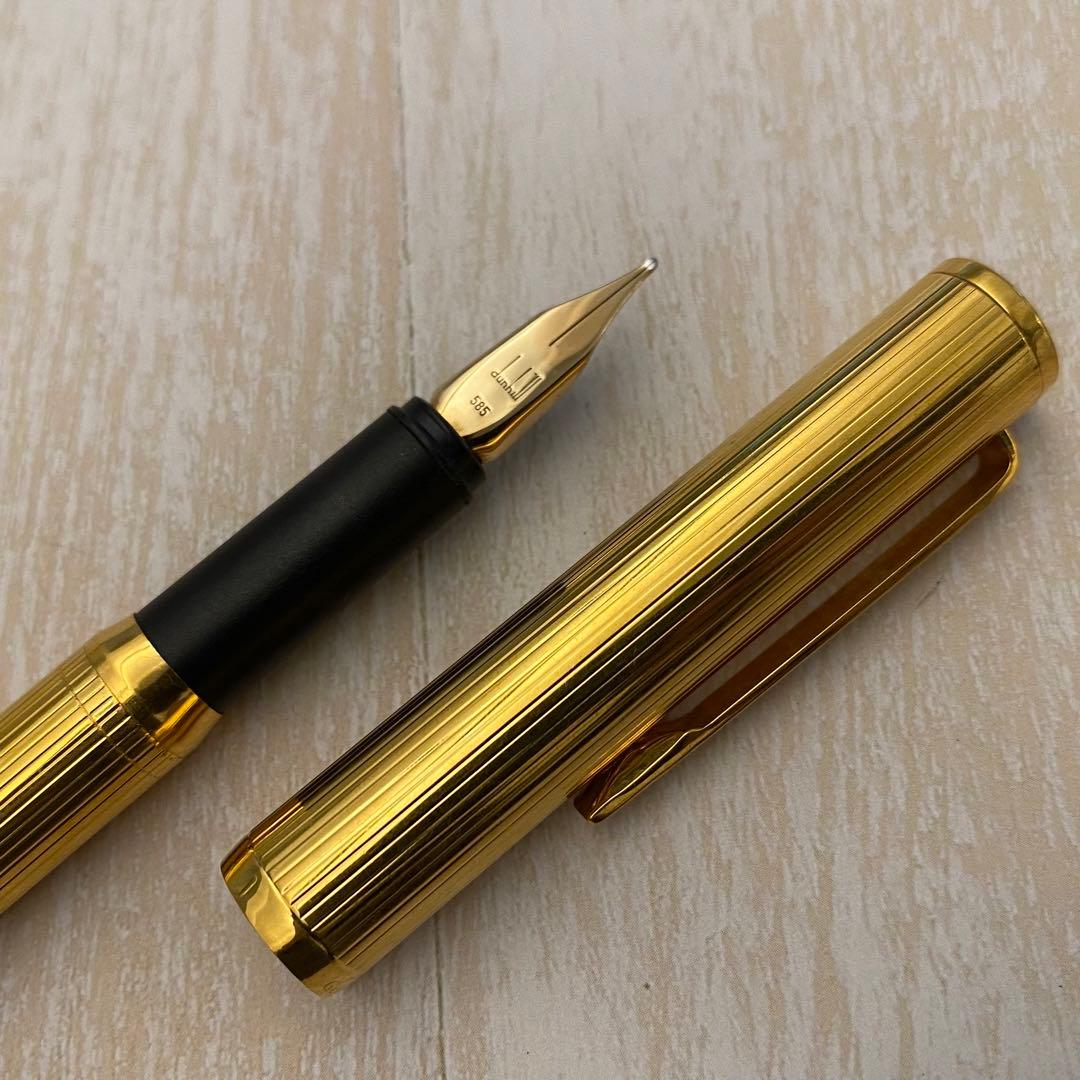 【超希少】ダンヒル　K14 585 万年筆　ゴールド　ペン先　筆記未確認