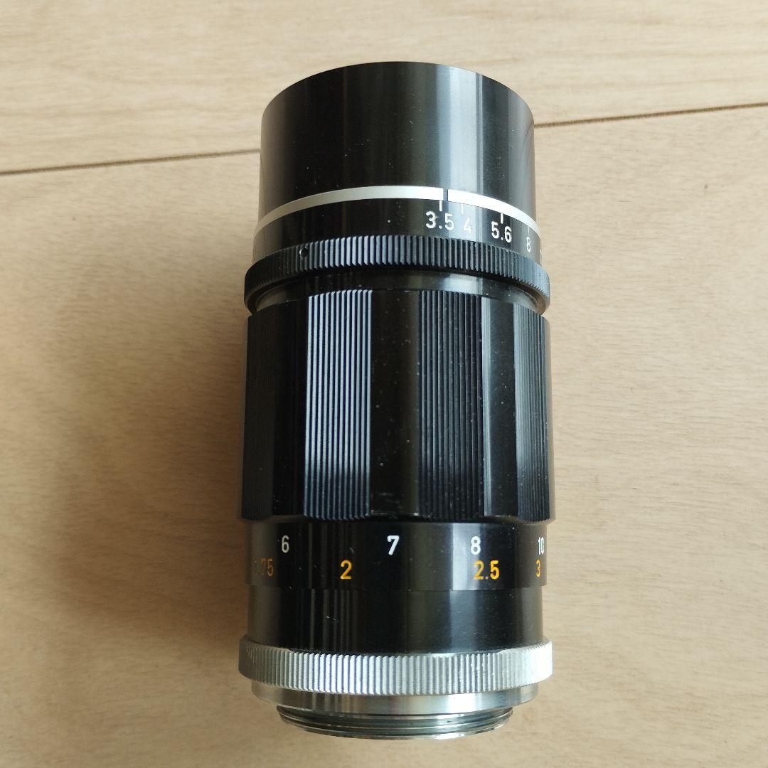 【美品】キヤノン　135mm F3.5　Ⅲ　Lマウント　 純正前後キャップ付き