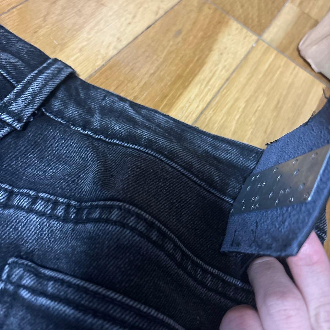 希少モデル✨GUAPI ブラックフレアパンツ30