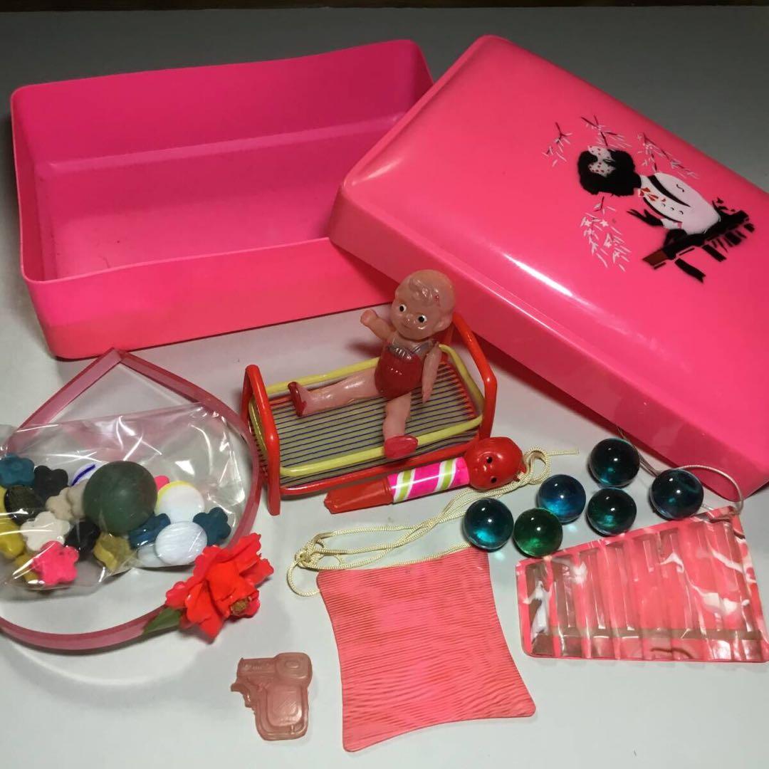 ヴィンテージ◆駄菓子屋セット②◆セルロイド人形 アンティーク 昭和レトロ