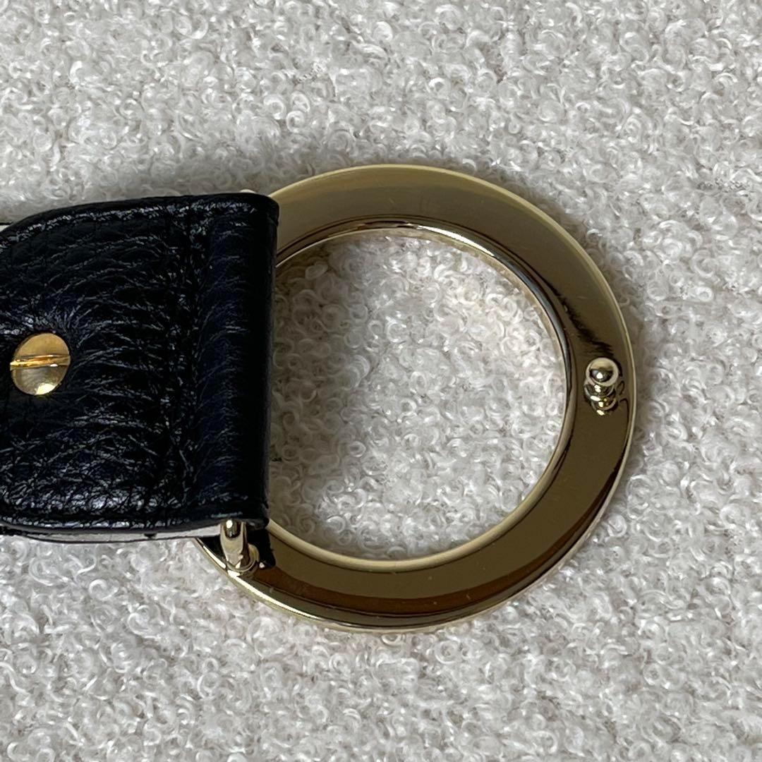 未使用級　BVLGARI ベルト　サークルロゴ　キャンバス　レザー　イタリア製