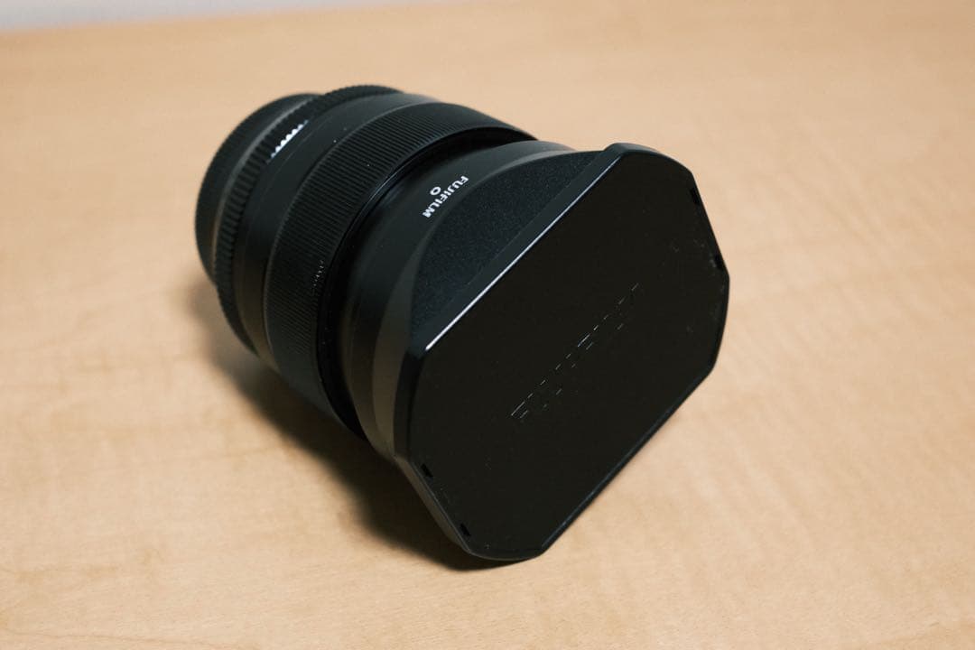 【動作品】FUJIFILM XF23mm F1.4 R 角形フード フィルター付