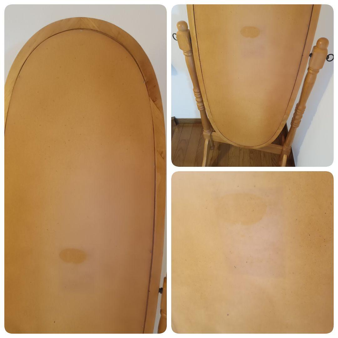 美品★ レトロ　オーバル型 アンティーク全身鏡　スタンドミラー　ヴィンテージ