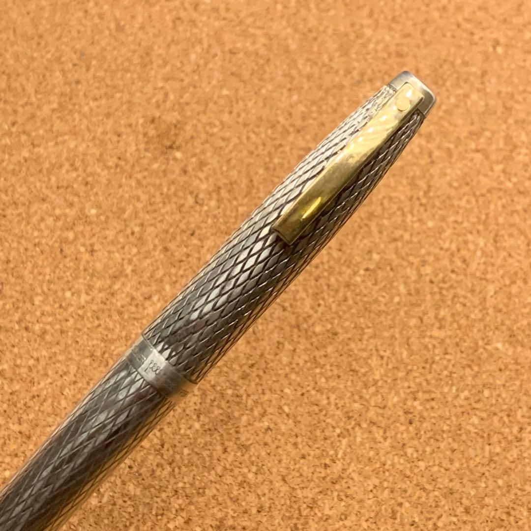 シェーファー　インペリアル　スターリングシルバー　万年筆　14K インレイドニブ