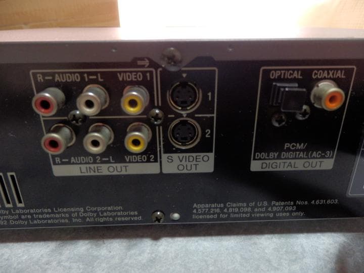 ❤️新品同様★SONY❤️DVP-M30★付属品付き説明書リモコン配線❤️動作品