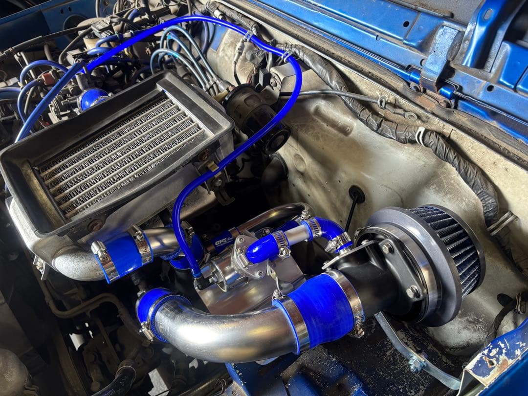 【超ド迫力美品】ジムニーJA11 BLITZサクションインテークシステム！ポン付