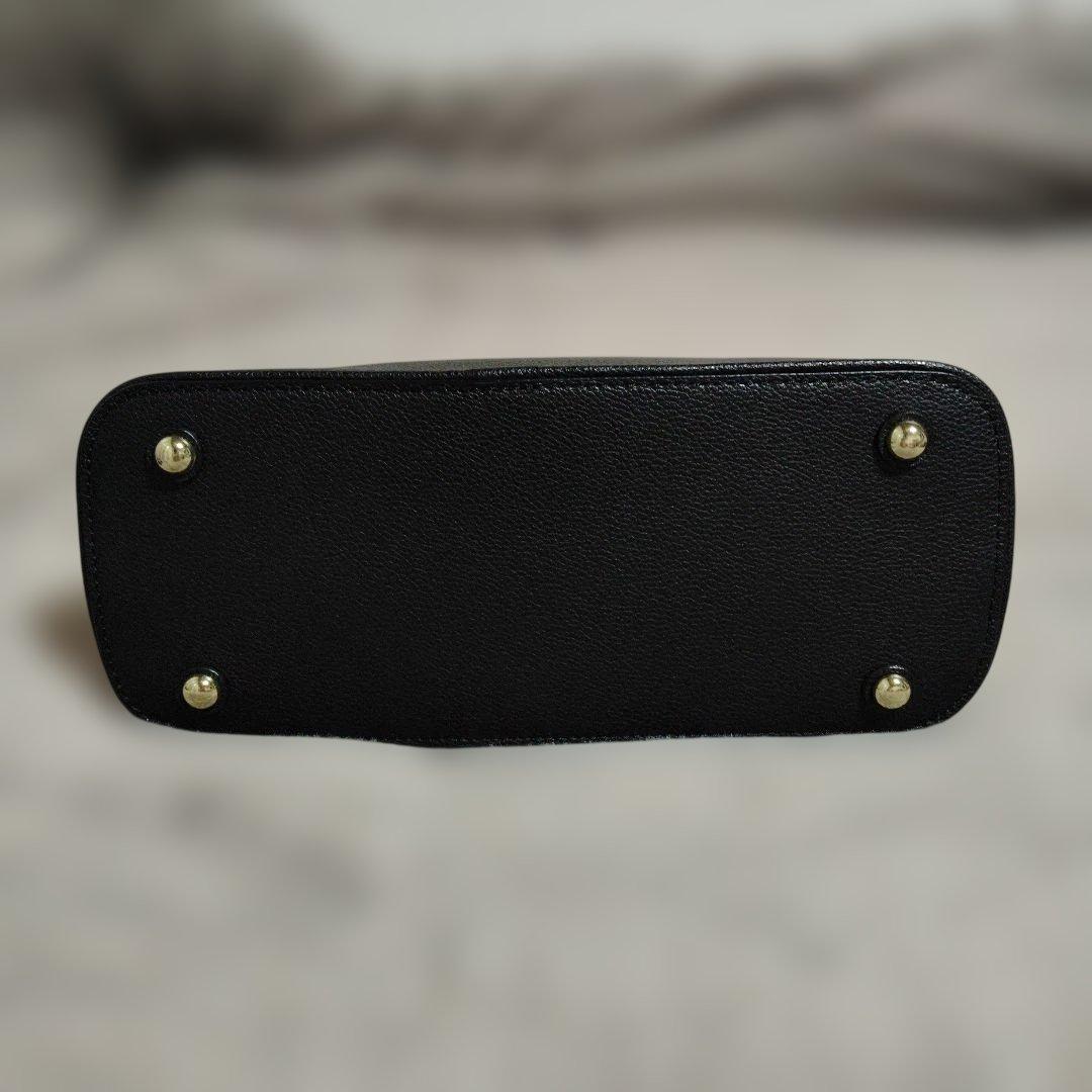 【美品】mica della valle　バッグ　ブラック