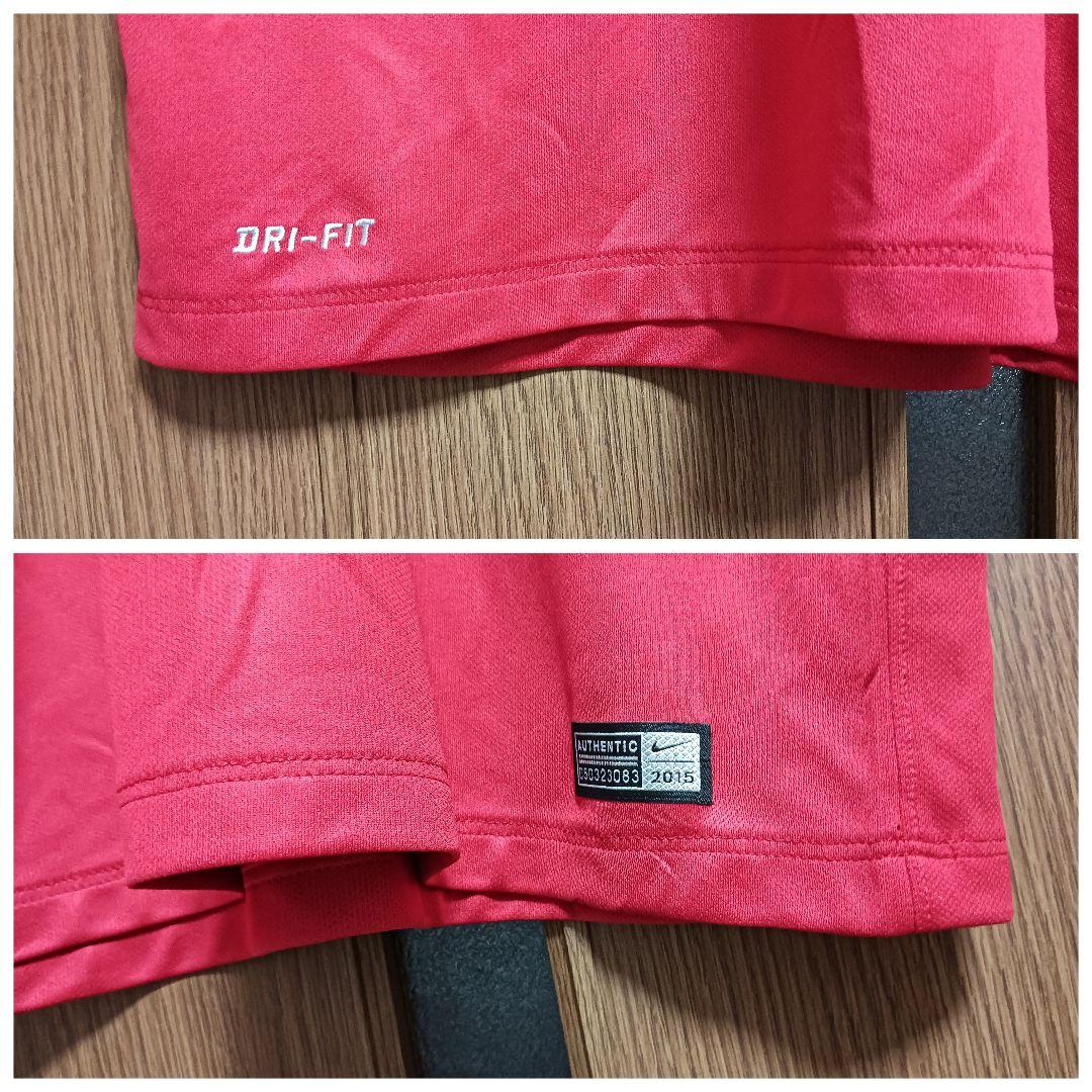 ナイキ 鹿島アントラーズ ユニフォーム #12 2015ホーム L 紙タグ付き