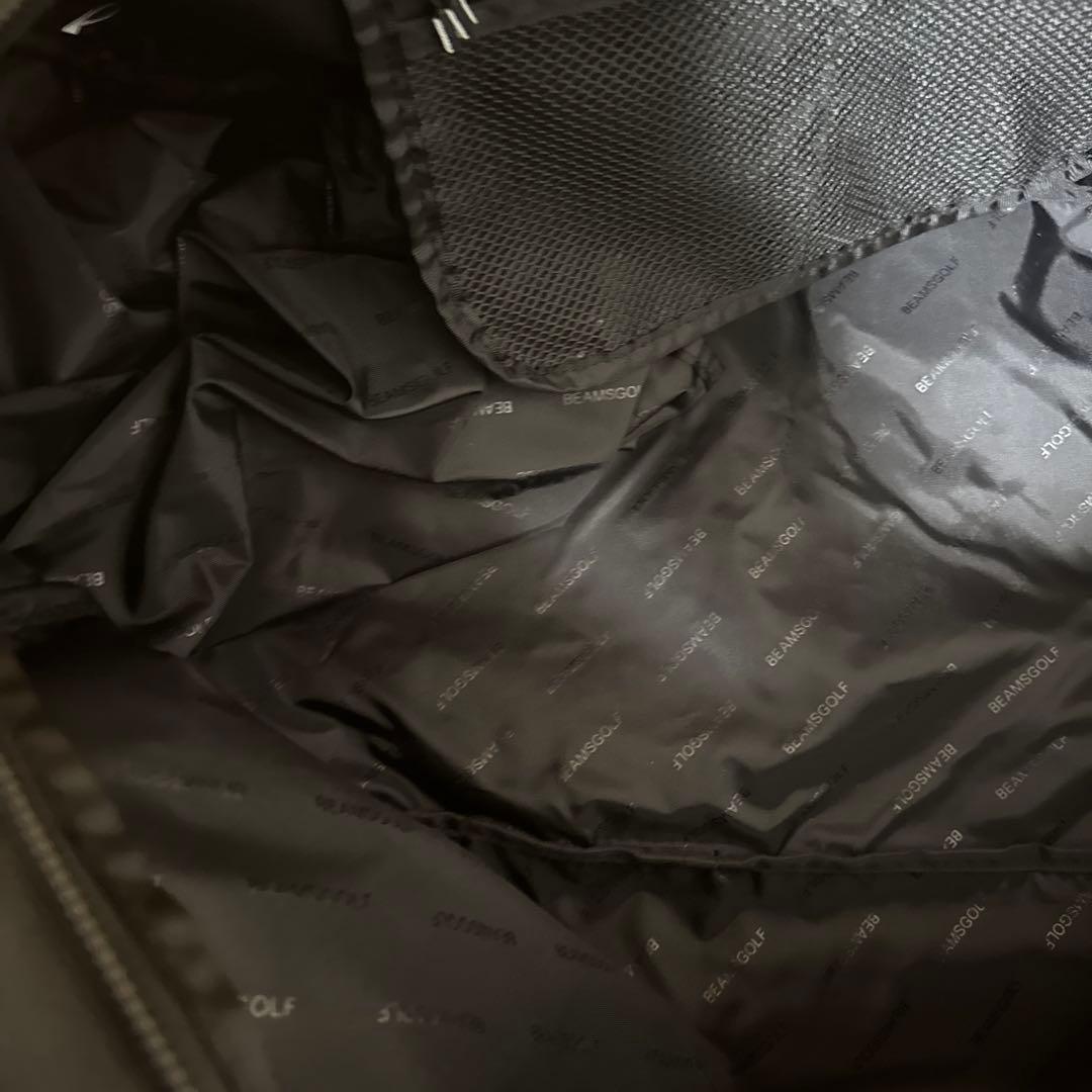 【美品】BEAMS GOLF ボストンバッグ シューズケース付き ブラック