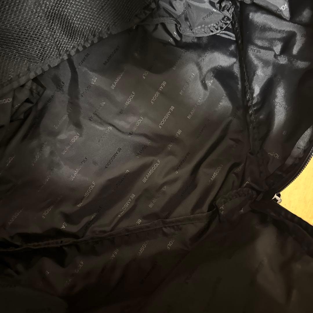 【美品】BEAMS GOLF ボストンバッグ シューズケース付き ブラック